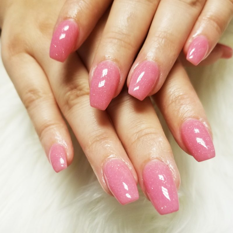 sns nails peach by mobinail gallery Gallery sns nails peach by mobinail 800x800