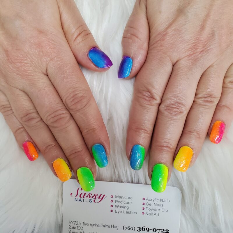 nail design rainbow sassy nails gallery Gallery nail design rainbow sassy nails scaled 800x800