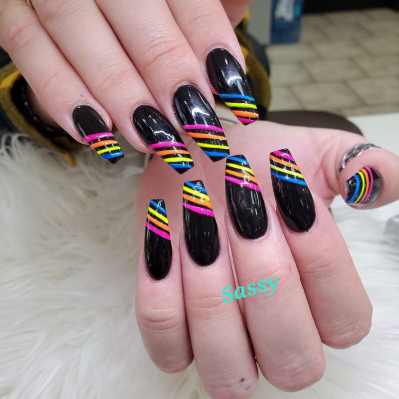Sassy nails design black stripes gallery Gallery Sassy nails design black stripes scaled 800x800