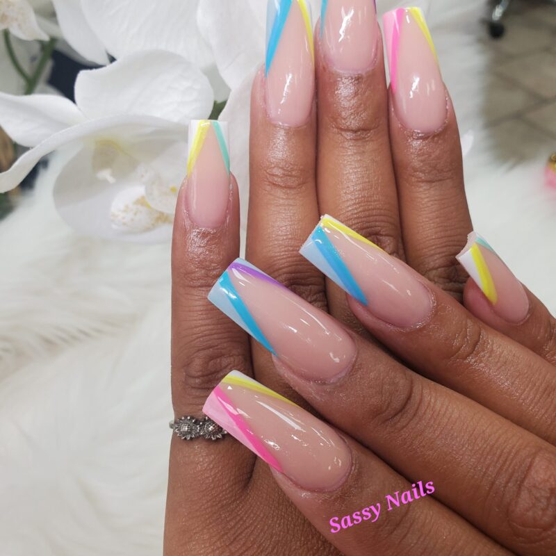 Sassy nails design colorful gallery Gallery Sassy nails design colorful scaled 800x800